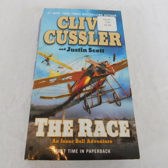 Lot of 3 Clive Cussler Isaac Bell Series PB Novels Chase Race Thief Justin Scott - Picture 5 of 10